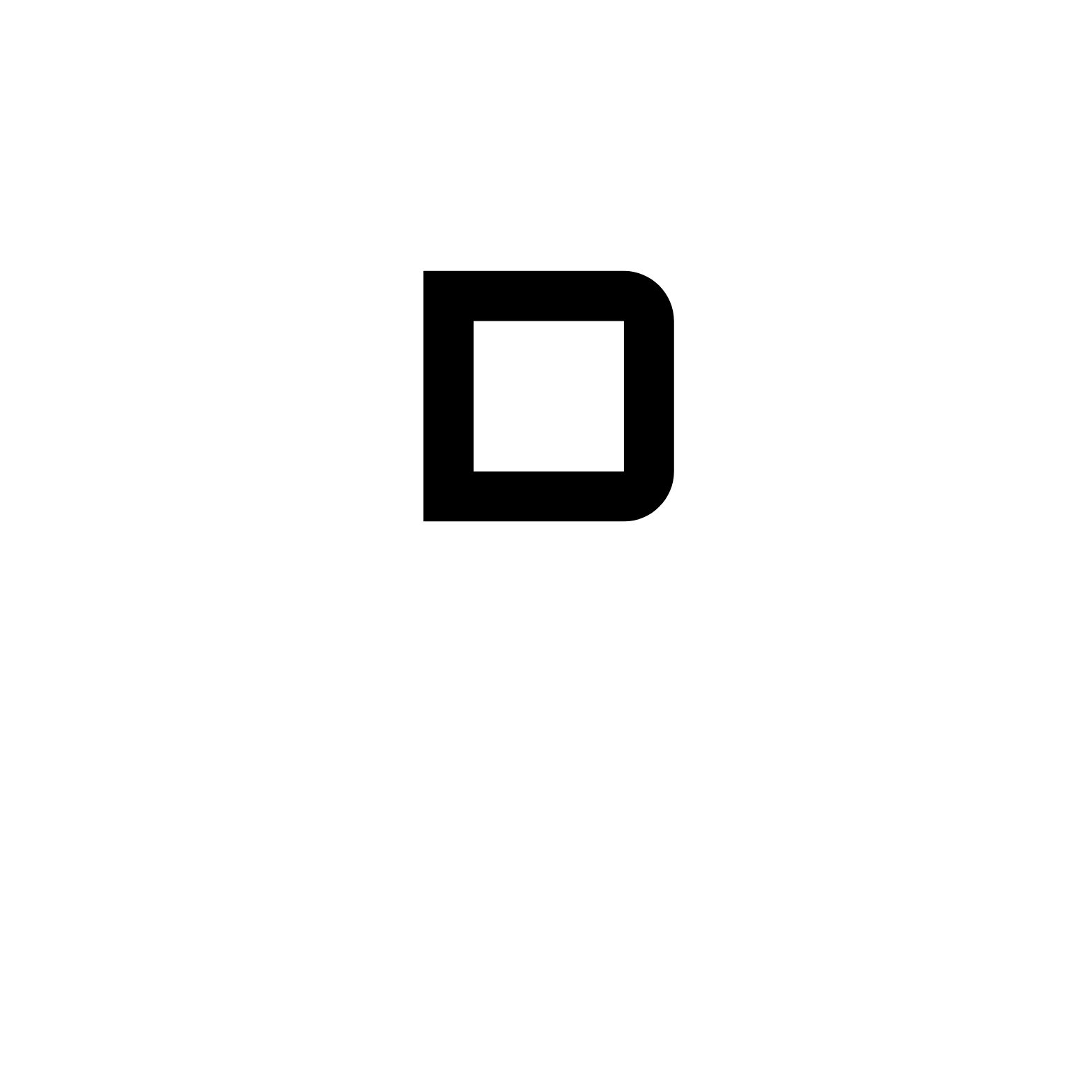 Deonhub Print Logo Black